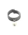 Diamond Select Cuts 0.01 Ct. Tw. Diamond & 5.5-6.5mm Pearl Silver Ring
