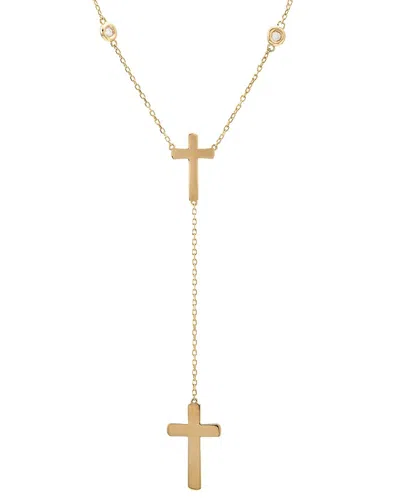 Diamond Select Cuts 0.03 Ct. Tw. Diamond 14k Necklace In Gold
