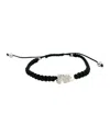 Diamond Select Cuts 0.03 Ct. Tw. Diamond & 3-4mm Pearl Silver Bracelet