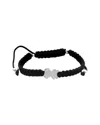 Diamond Select Cuts 0.03 Ct. Tw. Diamond Silver Bracelet In Black