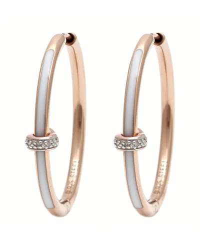 Diamond Select Cuts 0.03 Ct. Tw. Diamond Silver Earrings In Gold