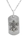 Diamond Select Cuts 0.03 Ct. Tw. Diamond Silver Necklace