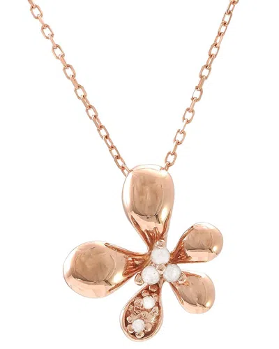 Diamond Select Cuts 0.04 Ct. Tw. Diamond 14k Rose Gold Necklace