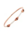 Diamond Select Cuts 0.04 Ct. Tw. Diamond Silver Bangle In Gold