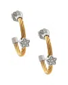Diamond Select Cuts 0.04 Ct. Tw. Diamond Silver Earrings