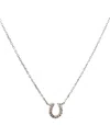 Diamond Select Cuts 0.04 Ct. Tw. Diamond Silver Necklace In Metallic
