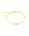 Diamond Select Cuts 0.05 Ct. Tw. Diamond 14k Bracelet In Yellow