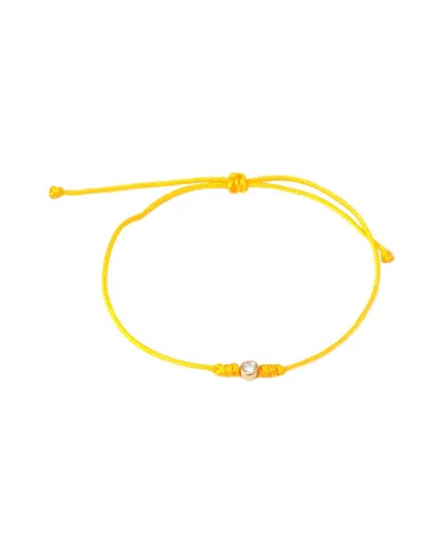 Diamond Select Cuts 0.05 Ct. Tw. Diamond 14k Bracelet In Yellow