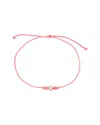 Diamond Select Cuts 0.05 Ct. Tw. Diamond 14k Bracelet In Pink