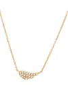 Diamond Select Cuts 0.05 Ct. Tw. Diamond 14k Necklace In Gold