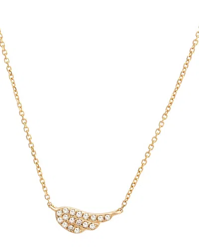 Diamond Select Cuts 0.05 Ct. Tw. Diamond 14k Necklace In Gold