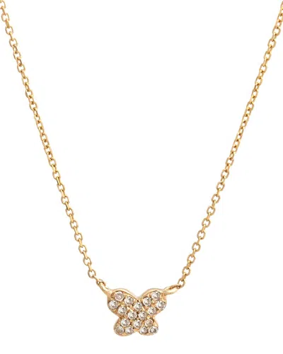 Diamond Select Cuts 0.05 Ct. Tw. Diamond 14k Necklace In Gold