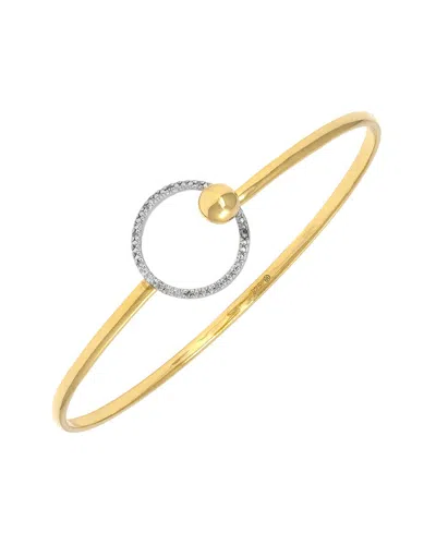 DIAMOND SELECT CUTS 0.05 CT. TW. DIAMOND SILVER BANGLE