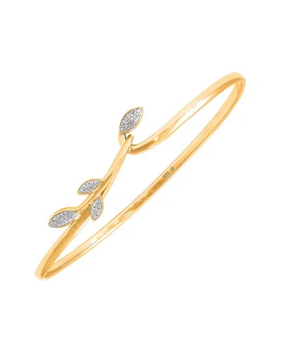 DIAMOND SELECT CUTS 0.05 CT. TW. DIAMOND SILVER BANGLE