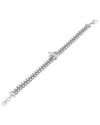 Diamond Select Cuts 0.05 Ct. Tw. Diamond Silver Bracelet