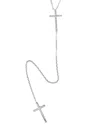 Diamond Select Cuts 0.05 Ct. Tw. Diamond Silver Necklace In Silver