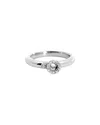 Diamond Select Cuts 0.07 Ct. Tw. Diamond Silver Ring In Metallic