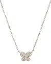 Diamond Select Cuts 0.06 Ct. Tw. Diamond 14k Necklace In Silver