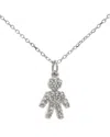 Diamond Select Cuts 0.06 Ct. Tw. Diamond 14k Necklace In Metallic