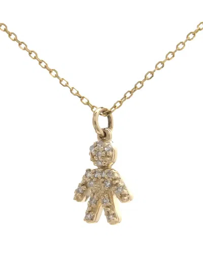 DIAMOND SELECT CUTS 0.06 CT. TW. DIAMOND 14K NECKLACE