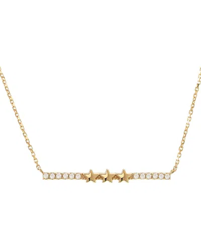 Diamond Select Cuts 0.07 Ct. Tw. Diamond 14k Necklace In Gold