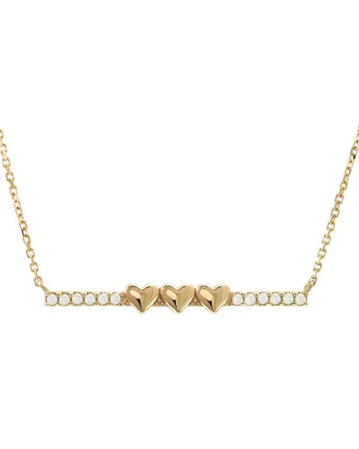 Diamond Select Cuts 0.07 Ct. Tw. Diamond 14k Necklace In Gold