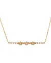 Diamond Select Cuts 0.07 Ct. Tw. Diamond 14k Necklace In Gold