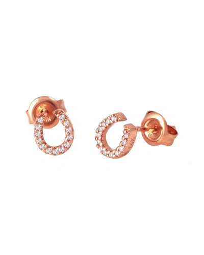 DIAMOND SELECT CUTS 0.08 CT. TW. DIAMOND 14K ROSE GOLD EARRINGS