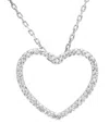 Diamond Select Cuts 0.08 Ct. Tw. Diamond Silver Necklace In Metallic