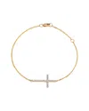 Diamond Select Cuts 0.09 Ct. Tw. Diamond 14k Bracelet In Gold
