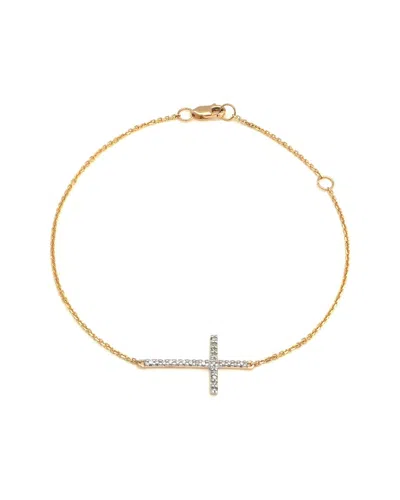 DIAMOND SELECT CUTS 0.09 CT. TW. DIAMOND 14K BRACELET