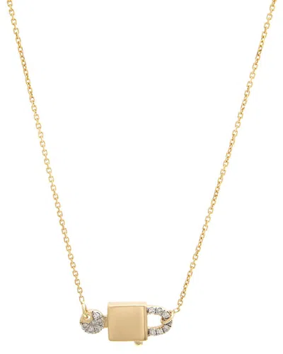 DIAMOND SELECT CUTS 0.09 CT. TW. DIAMOND 14K NECKLACE