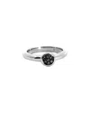 Diamond Select Cuts 0.09 Ct. Tw. Diamond Silver Ring In Metallic
