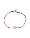 Diamond Select Cuts 0.10 Ct. Tw. Diamond 14k Bracelet In Red
