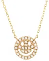 Diamond Select Cuts 0.10 Ct. Tw. Diamond 14k Necklace In Gold