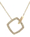 Diamond Select Cuts 0.10 Ct. Tw. Diamond 14k Necklace In Gold