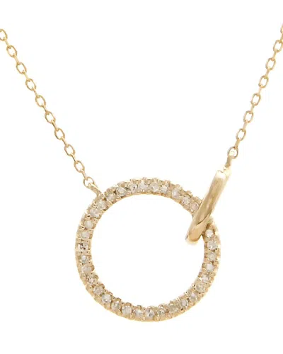 Diamond Select Cuts 0.10 Ct. Tw. Diamond 14k Necklace In Gold