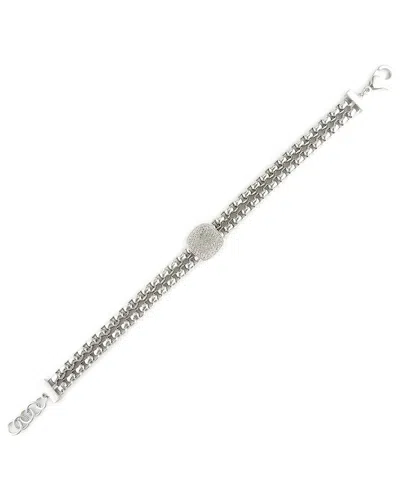 DIAMOND SELECT CUTS 0.10 CT. TW. DIAMOND SILVER BRACELET