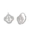Diamond Select Cuts 0.10 Ct. Tw. Diamond Silver Earrings In Metallic