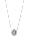 Diamond Select Cuts 0.10 Ct. Tw. Diamond Silver Necklace