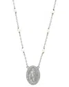 Diamond Select Cuts 0.10 Ct. Tw. Diamond Silver Necklace In Metallic