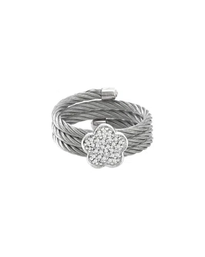 DIAMOND SELECT CUTS 0.10 CT. TW. DIAMOND SILVER RING