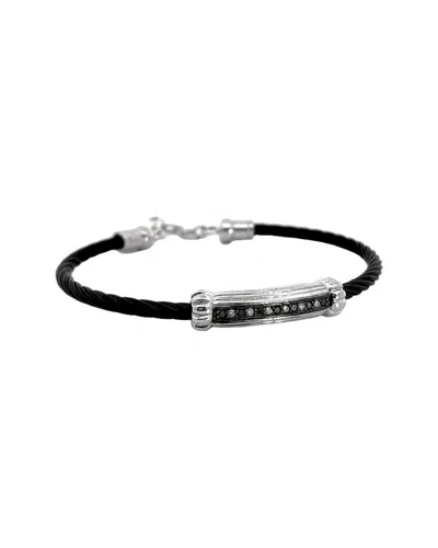 DIAMOND SELECT CUTS 0.14 CT. TW. DIAMOND SILVER BRACELET