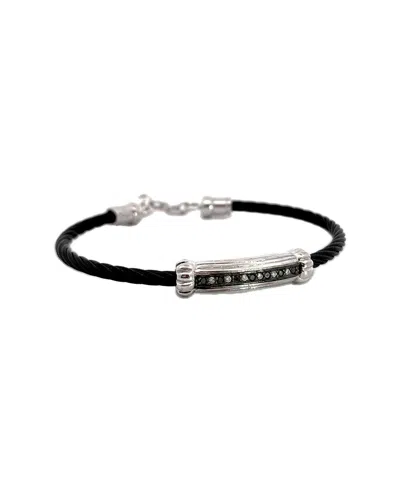 DIAMOND SELECT CUTS 0.14 CT. TW. DIAMOND SILVER BRACELET