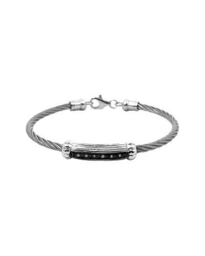DIAMOND SELECT CUTS 0.14 CT. TW. DIAMOND SILVER BRACELET