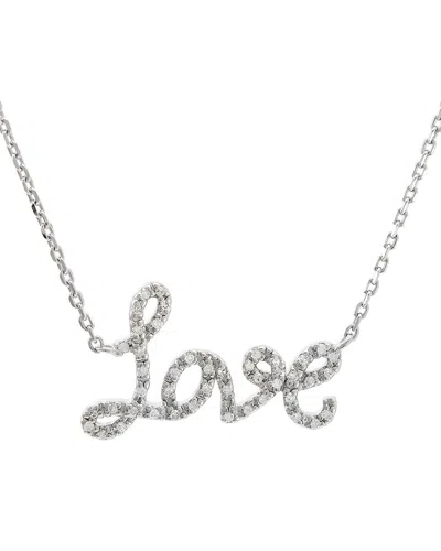 DIAMOND SELECT CUTS 0.18 CT. TW. DIAMOND SILVER NECKLACE