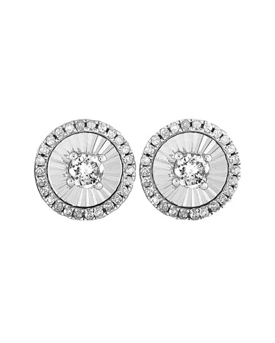 Diamond Select Cuts 14k 0.25 Ct. Tw. Diamond Earrings In Metallic
