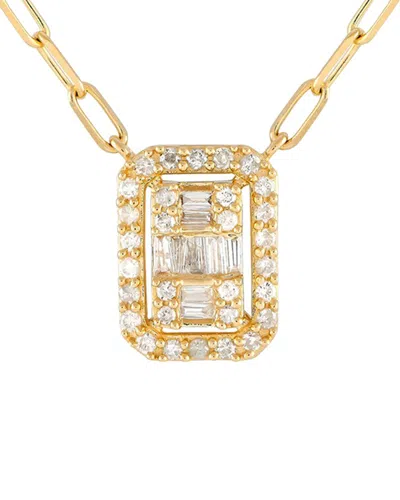 Diamond Select Cuts 14k 0.40 Ct. Tw. Diamond Necklace In Gold