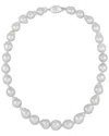 Diamond Select Cuts 14k 0.01 Ct. Tw. Diamond 10-13mm Pearl Necklace
