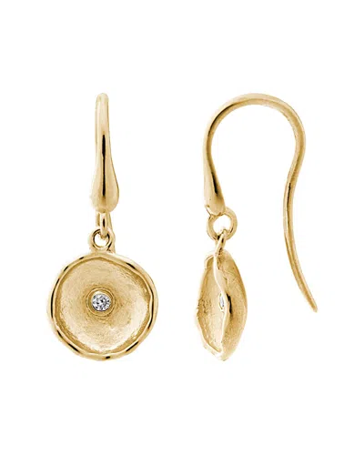 Diamond Select Cuts 14k 0.03 Ct. Tw. Diamond Drop Earrings In Gold